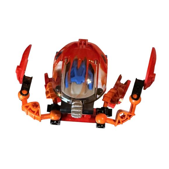 Vintage LEGO BIONICLE Tahnok Blue Red 8563 Set with Canister NO BOOKLET - Picture 5 of 12